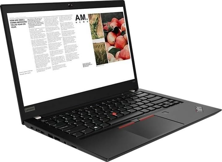 Renewed Lenovo ThinkPad T490s Laptop | 14" 1920x1080 FHD | Core i5-8265U - 256GB SSD Hard Drive - 8GB RAM | 4 cores @ 3.9 GHz Win 11 Pro Black