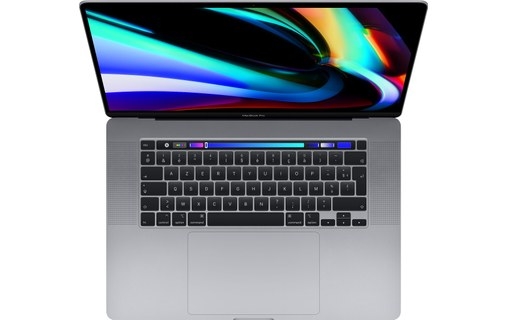 جهاز Apple MacBook متجدد مع Touch Bar Pro مقاس 16بوصة 2019 Core I7 سعة 16 جيجابايت ومحرك أقراص صلب الحالة سعة 512 جيجابايت رمادي فاتح
