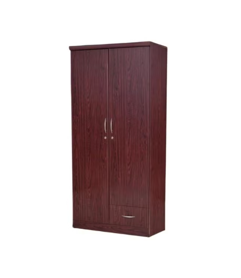 Riley 2 Door Wooden Wardrobe With One Lockable Drawer (With Installation)
