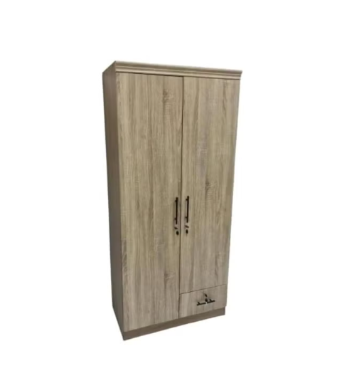 Riley 2 Door Wooden Wardrobe With One Lockable Drawer