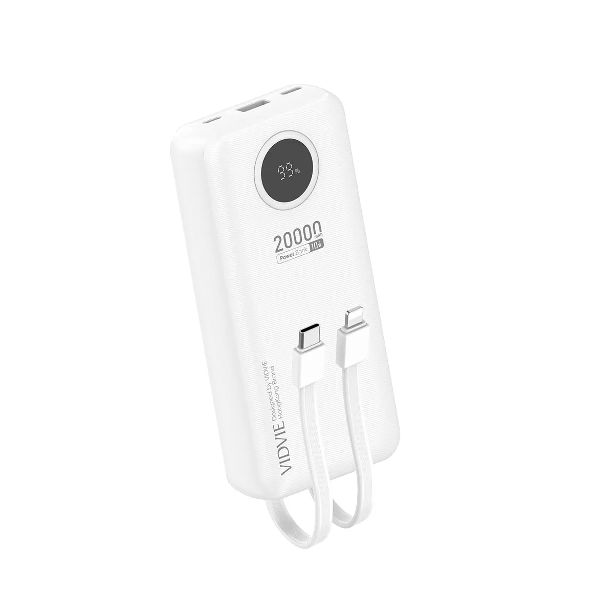 Vidvie PB7018 2-in-1 Dual-Wire Charging Power Bank – Ultimate Portable Power Solution