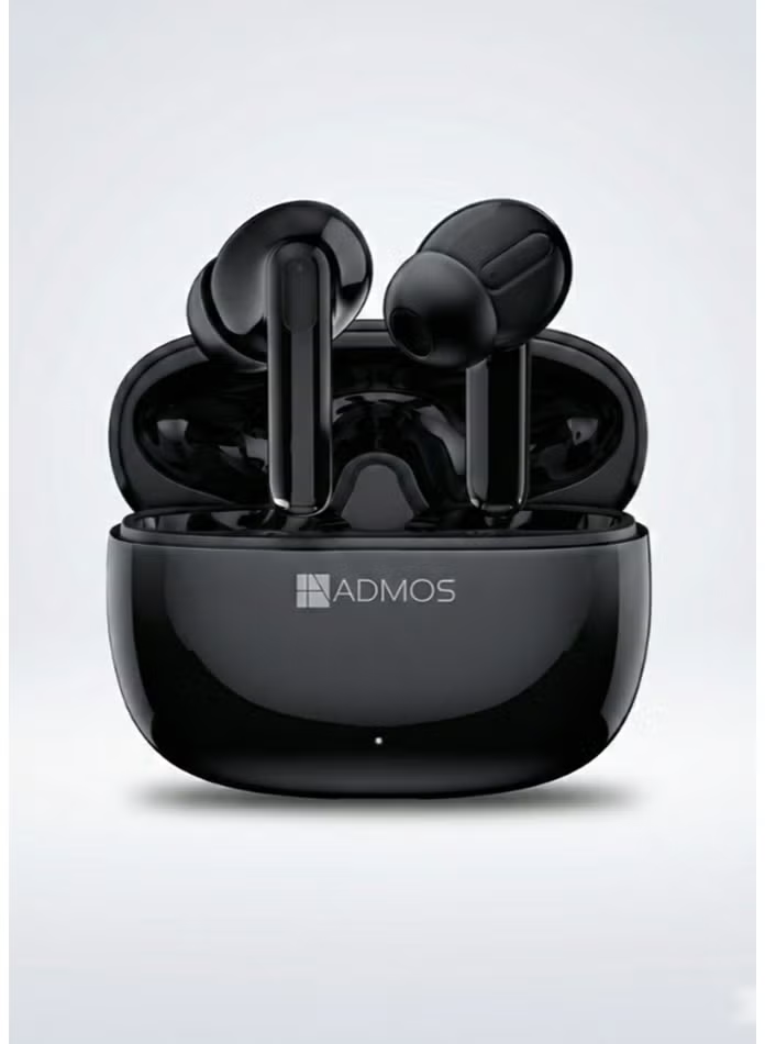 Admos True Wireless Earbuds|13mm F13 Copper Ring Hi-Fi Sound|Bluetooth 5.4 Low Latency|Up to 20H Playtime|300mAh Charging Case|In-Ear TWS for Calls, Music & Daily Use