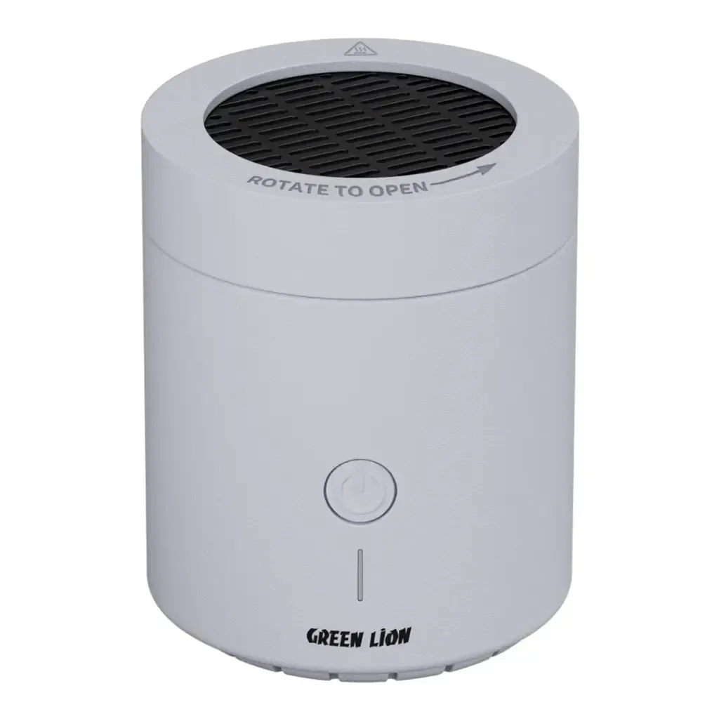 Green Lion Dune Bakhour Incense Burner 2000mAh Rechargeable Type-C Fast Charging 22W - White