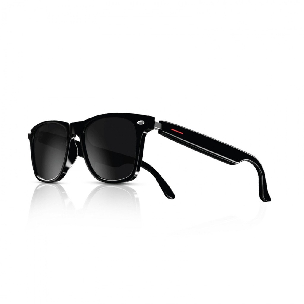 Green Lion Paris 2 Smart Glasses – Black | Bluetooth 5.3 Audio Smart Sunglasses with Voice Assistant