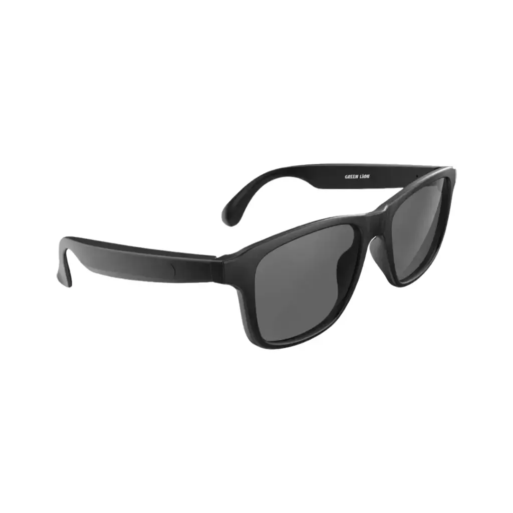 Green Lion Sydney Smart Glasses – Black | Bluetooth 5.4 Smart Audio Glasses with Polarized UV400 Lenses