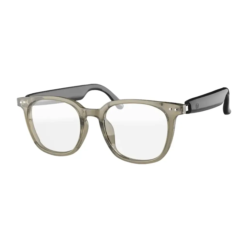 Green Lion Stockholm Smart Glasses – Black | Bluetooth 5.4 Smart Audio Glasses with Photochromic Blue Light Blocking Lenses