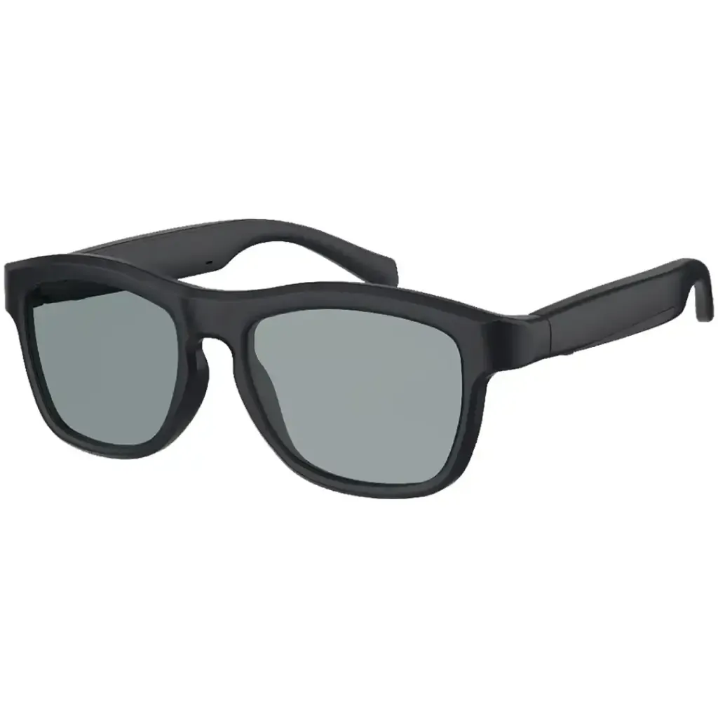 Green Lion Shade Mate Smart Glasses – Black | Bluetooth 5.4 Smart Audio Glasses with Polarized UV400 Lenses