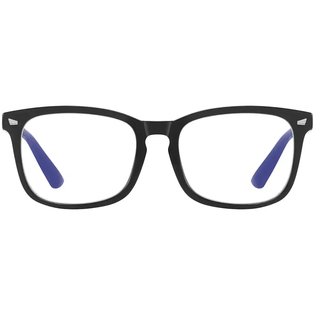 Green Lion Optics Anti-Blue Light Glasses – Black | UV400 Blue Light Blocking Computer Glasses