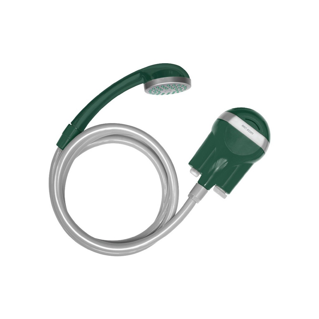 Green Lion Rechargeable Shower – Green | Portable USB-C Outdoor Camping Shower with 600mAh Battery