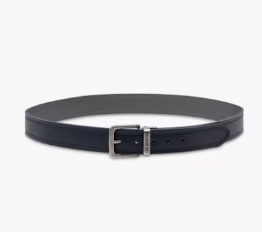 Lee Cooper Solid Belt with Pin Buckle Closure and Stitch Detailing