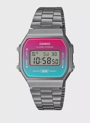 Casio Men's Gold Digital Stainless Steel Strap Watch -A159WGEA-1DF