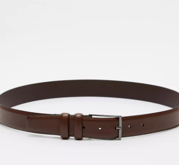 Duchini Solid Waist Belt with Pin Buckle Closure