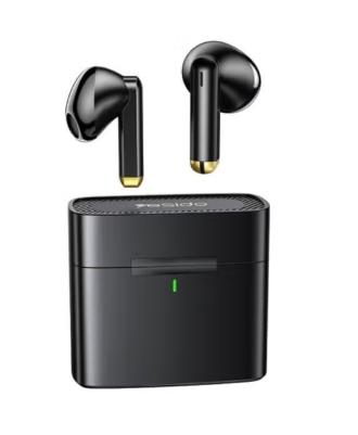 Yesido TWS15 True Wireless Earphone, JL6973 Bluetooth Chip, Noise Cancelling, Bluetooth 5.3, Touch Control, IP6 Waterproof, Up to 10M Wireless Range, Black