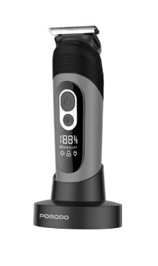 Porodo 2-in-1 Full Care Kit for Beard, Hair & Body - Black