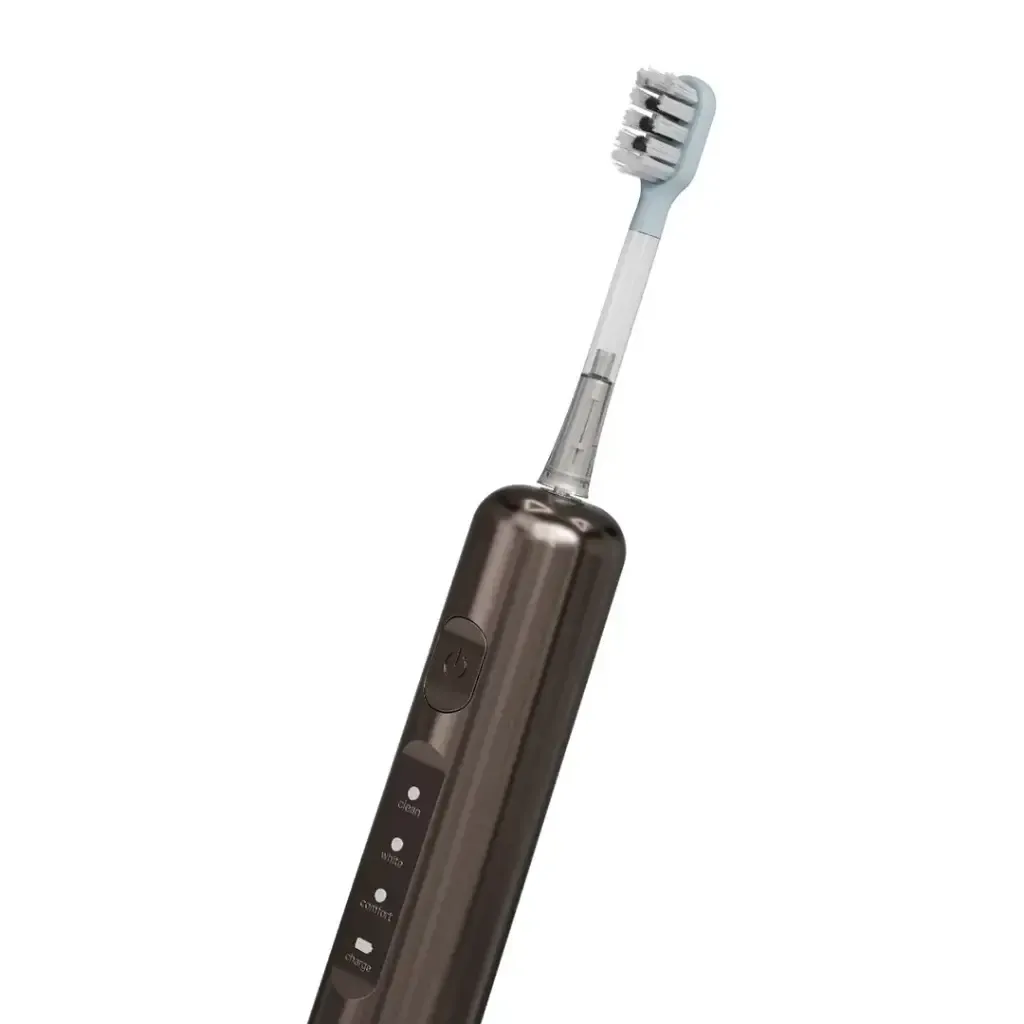 Green Lion Sonic Pro Rechargeable Toothbrush – Brown | Sonic Electric Toothbrush with 53,400 VPM & USB-C Charging