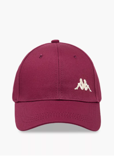 Kappa Baseball Style Cap with Buckled Strap Closure (Free Size) - Red