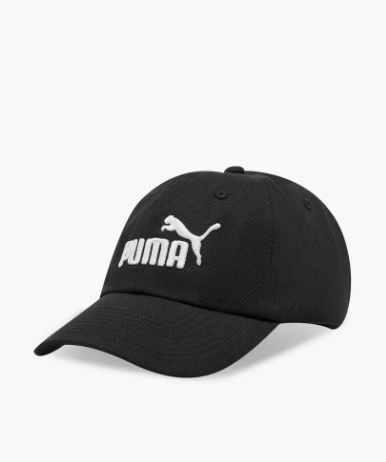 PUMA Cap with Hook and Loop Strap Closure (Free Size) - Black