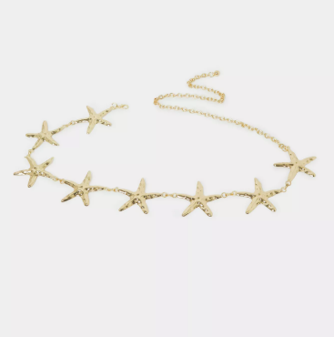 Styli Gold-Tone Starfish Chain Belt