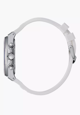 Slazenger Men's 44 MM White Multi-Function Silicone Watch | SL.9.2390.2.05