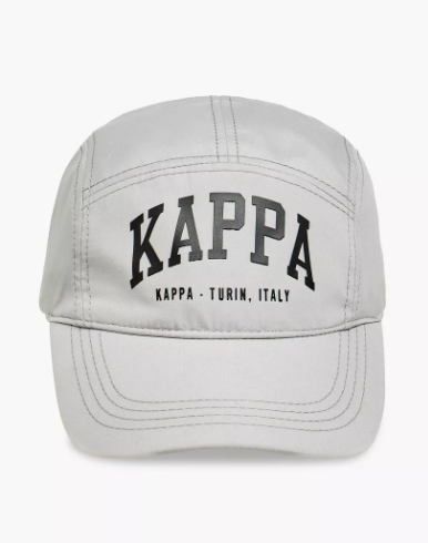 Kappa Men Cap with Logo Print (Free Size) Gray