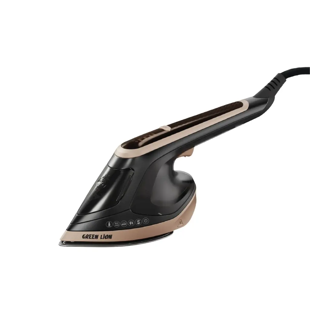 Green Lion BX300 2-in-1 Steam Iron & Garment Steamer | 1800W Ceramic Soleplate with LED Display