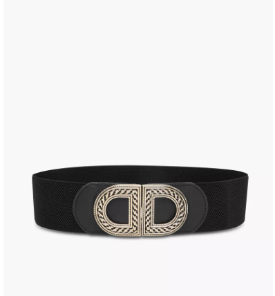 Lifestyle Metal Stretchable Belt with Buckle Detail