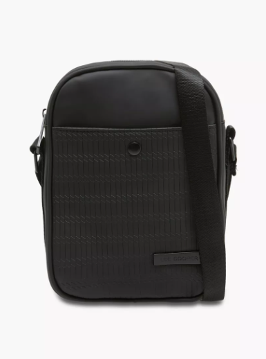 Lee Cooper Men Textured Crossbody Bag