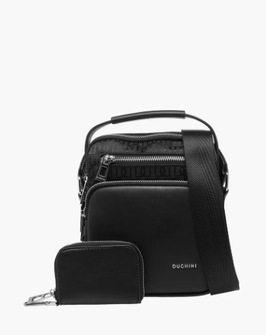 Duchini Men Adjustable Strap Crossbody Bag
