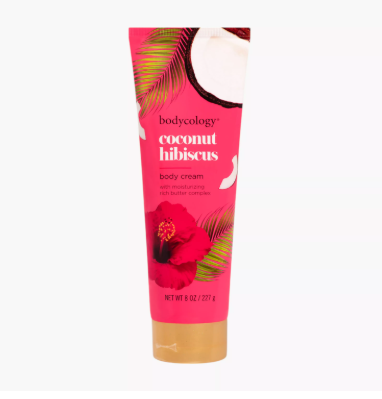 Bodycology Coconut Hibiscus Body Cream - 227 gms