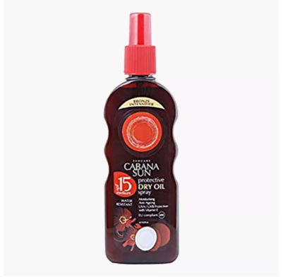 Cabana Sun SPF 15 Dry Oil Protective Spray - 200 ml