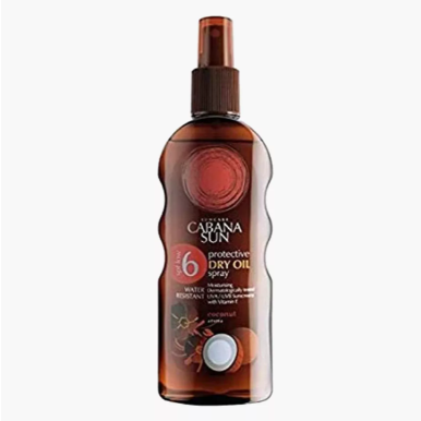 Cabana Sun SPF 6 Dry Oil Protective Spray - 200 ml