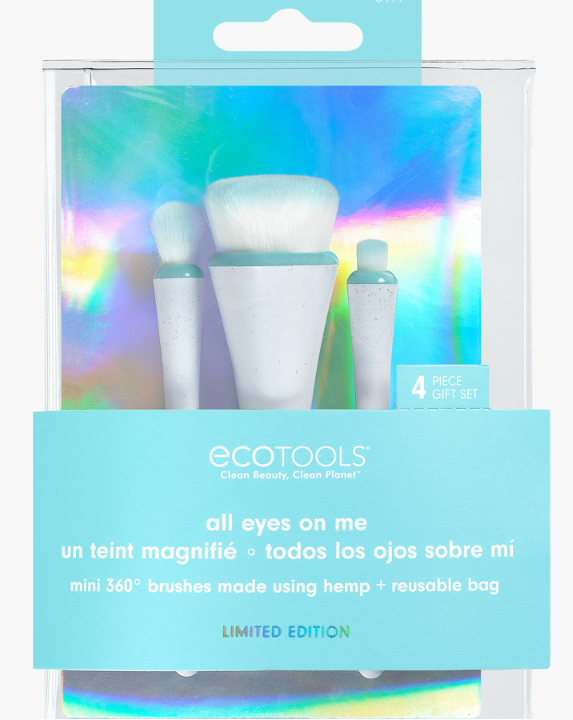EcoTools All Eyes On Me Makeup Brush Set - White