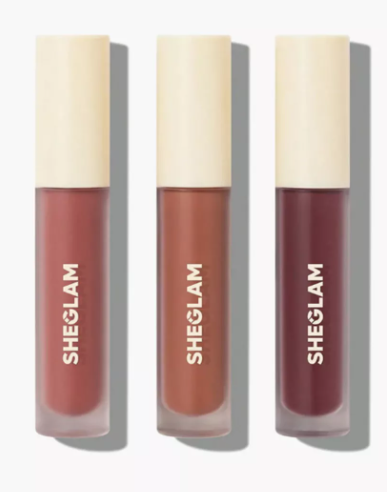 SHEGLAM Matte Allure Mini Liquid Lipstick - Set of 3 - Feel Real