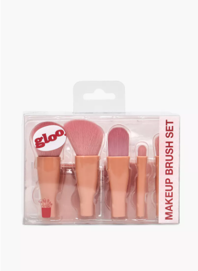 Set of 5 - GLOO Makeup Brush with Holder