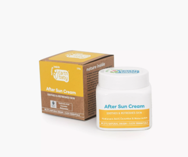 Earthbaby After Sun Cream with Shea Butter Vitamin E & Hyaluronic Acid - 125g