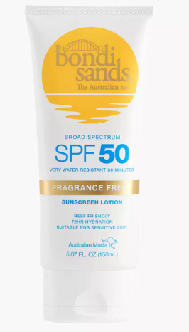 Bondi Sands SPF50+ Fragrance Free Sunscreen Lotion - 150 ml