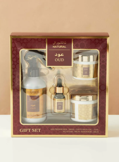 Hamidi Amber 4-Piece Fragrance Gift Set