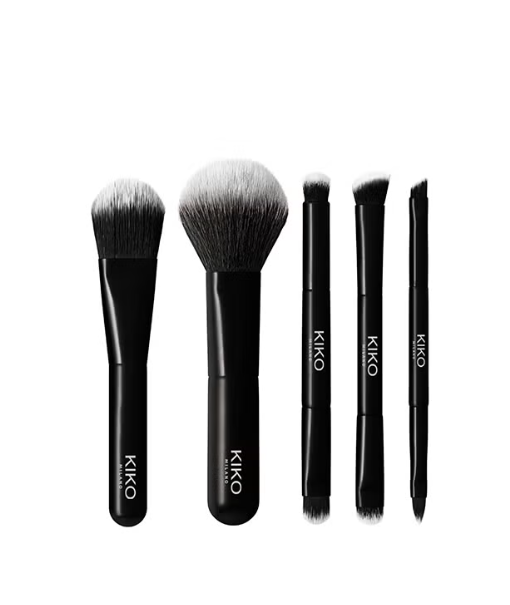 Kiko Milano Travel Brush Set - Black