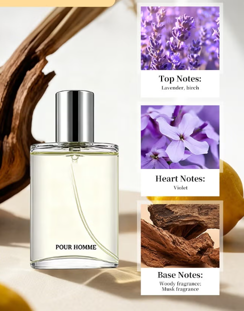 Mark Him Perfume Gift Set for Men Eau de Parfum (3x30mL) Luxury Fragrance Gift Set Long-Lasting Perfume Woody Citrus & Musk