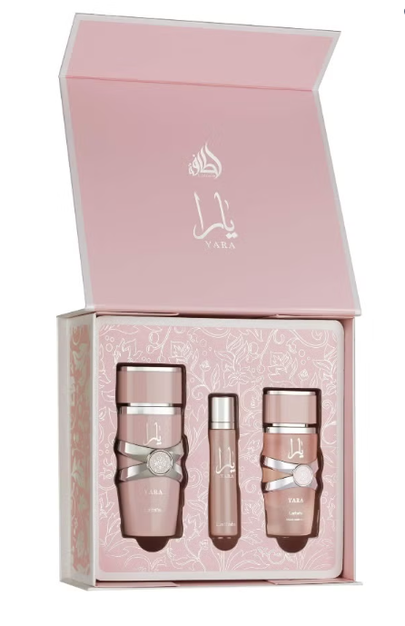 مجموعة هدايا يارا العطرية - EDP 100 مل + بخاخ للسفر 12 مل+ هيرميست 50 مل