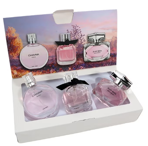 Mark Him Women's 3PCS Perfume Gift Set, Classic Encounter Floral, Enchanting Angel Fruity, Reverse Party Sweet Long Lasting Eau de Parfum Trio, Versatile Day Night Scents for Her