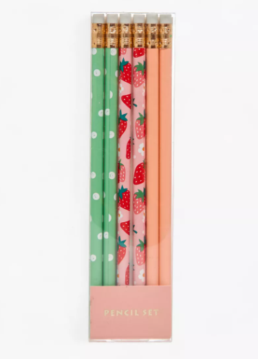 Lifestyle Assorted 6-Piece Wooden Pencil Set