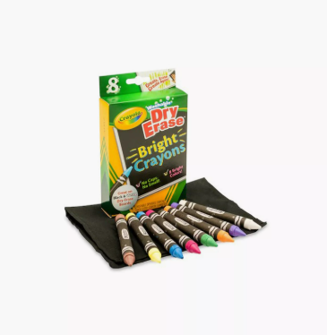 Crayola 8-Piece Large Dry-Erase Crayons