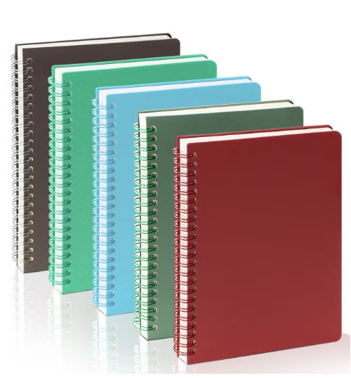 Generic 5 PCS Spiral Notebooks,B5 Size Hardcover, 160 Smooth Lined Pages, Executive Grade Notebooks Perfect for University Lectures & Study Notes, Office Meetings,and Personal Goal Planning & Daily Schedules