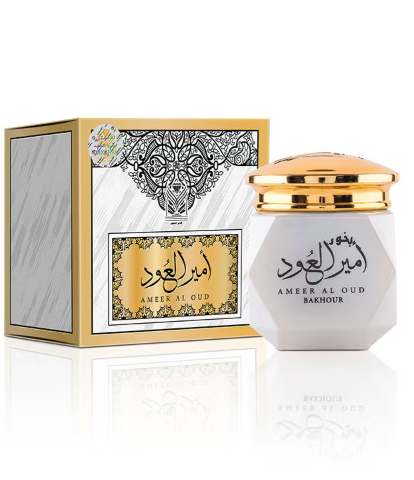 Almas Bakhoor Ameer Al Oud 40grams of Authentic Arabic Agarwood Chips | Aroma Lasts All Day Long - Perfect for Prayers, Namaz, Ramadan & Eid Gifts, Ceremonies, Meditation & Room Perfuming