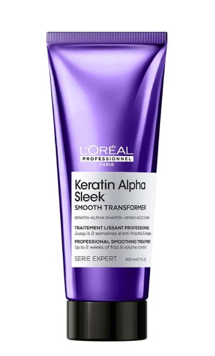 L'Oréal Professional Keratin Alpha Sleek Smooth Smoothing Treatment 200ml 200ml