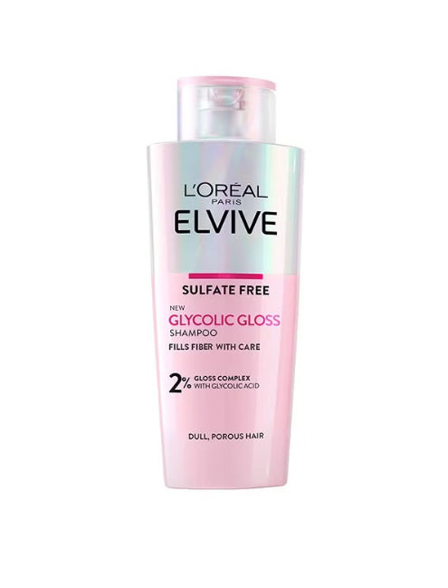 L'Oreal Paris Elvive Glycolic Gloss Sulphate Free Shampoo 200ml