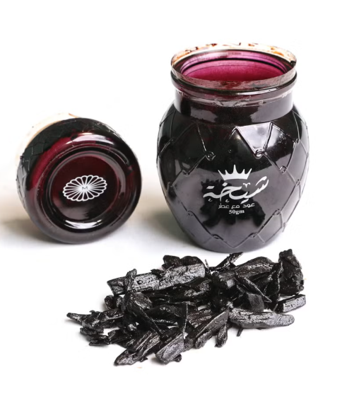 Moin Sheikha Bakhoor Muattar 50g - Premium Oud and Agarwood Incense with Rose Water, Amber and Blossom Notes - Long Lasting Arabic Fragrance for Home and Majlis Use