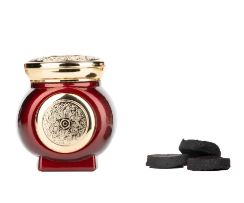 Moin Afzal Bakhoor 100g - Leather Oud, Amber, Smokey, Fruity & Spicy Notes for a Long Lasting Warm Fragrance - Ideal for Home, Office & Special Occasions