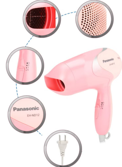 Panasonic Hair Dryer Pink